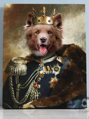 Load image into Gallery viewer, Royal Pet King Portrait Painting, Funny Pet Lover Gift, Birthday Gift,Dog Art Regal Pet Portrait