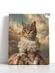 Load image into Gallery viewer, Pet Memorial Gift, Custom Pet Portrait Painting, Unique Renaissance Art for Dog Lovers and Pet Owner Gifts, Personalized Royal Pet Art