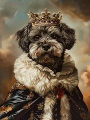 Load image into Gallery viewer, Regal Pet Portrait,Commender Pet Portrait,King Pet Portrait, Custom Dog Portrait, Royal Cat Portrait, Royal Pet Portrait,Christmas Gift