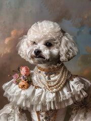 Load image into Gallery viewer, Pet Memorial Gift, Custom Pet Portrait Painting, Unique Renaissance Art for Dog Lovers and Pet Owner Gifts, Personalized Royal Pet Art