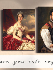 Load image into Gallery viewer, Custom Royal Man Portrait King Human Face Art Fast Turnaround Personalized Christmas Gift