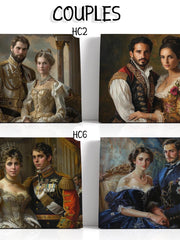 Load image into Gallery viewer, Custom Royal Renaissance Portrait, Personalized Family Canvas
