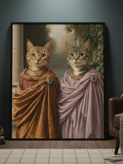 Load image into Gallery viewer, Custom Renaissance Pet Portrait – Royal Pet Painting on Canvas