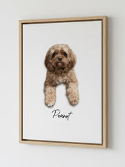 Load image into Gallery viewer, Custom Pet Portrait from Photo, Dog & Cat Memorial Art