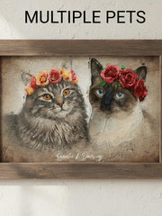 Load image into Gallery viewer, Custom Royal Pet Portrait Painting Canvas | Memorial Gift for dog lovers