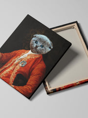 Load image into Gallery viewer, The Viscount - Custom Pet Canvas - Your Pet as Viscount
