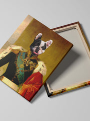 Load image into Gallery viewer, The Lieutenant Commander - Custom Pet Canvas - Your Pet as Lieutenant Commander