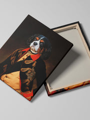 Load image into Gallery viewer, The Duke - Custom Pet Canvas - Your Pet as Duke