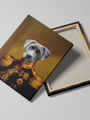 Load image into Gallery viewer, The Brigadier General - Custom Pet Canvas - Your Pet as Brigadier General