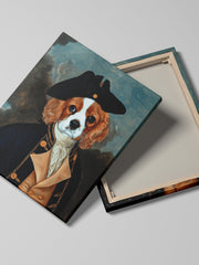 Load image into Gallery viewer, The Captain - Custom Pet Canvas - Your Pet as Captain