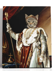Load image into Gallery viewer, The Napoleon - Custom Pet Canvas - Your Pet as Napoleon