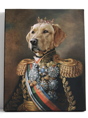 Load image into Gallery viewer, The General - Custom Pet Canvas - Your Pet as King