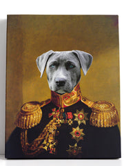 Load image into Gallery viewer, The Brigadier General - Custom Pet Canvas - Your Pet as Brigadier General