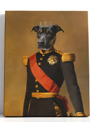 Load image into Gallery viewer, The Prince - Custom Pet Canvas - Your Pet as Prince