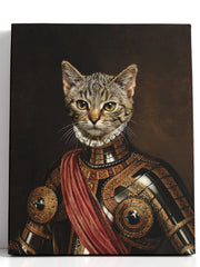 Load image into Gallery viewer, The Colonel - Custom Pet Canvas - Your Pet as Colonel