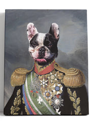 Load image into Gallery viewer, The Colonel - Custom Pet Canvas - Your Pet as Colonel