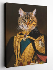 Load image into Gallery viewer, The Major Duke - Custom Pet Canvas - Your Pet as Major Duke
