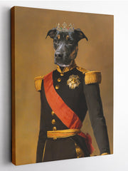 Load image into Gallery viewer, The Prince - Custom Pet Canvas - Your Pet as Prince