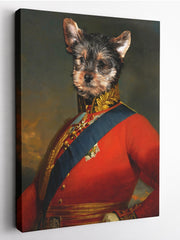 Load image into Gallery viewer, The Duke - Custom Pet Canvas - Your Pet as Duke