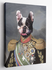 Load image into Gallery viewer, The Colonel - Custom Pet Canvas - Your Pet as Colonel