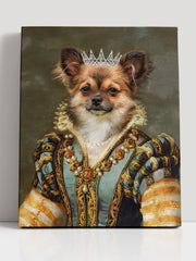 Load image into Gallery viewer, Custom Pet Portraits, Renaissance Cat Portrait, Queen Portrait from Photo, Cat Portrait Canvas Painting, Personalized Gift for Pet Lover