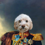 Load image into Gallery viewer, Custom Pet Portrait of Royalty from Photo to Excellent Art, Renaissance Pet Portraits Digital, Customizable Portrait Canvas+Digital+Poster
