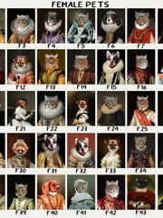 Load image into Gallery viewer, Pet Portrait, Cat Portrait Custom Painting from Your Photo, Royal Pet Portrait, Renaissance Custom Pet Portrait Gift