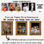 Load image into Gallery viewer, Pet Portrait, Cat Portrait Custom Painting from Your Photo, Royal Pet Portrait, Renaissance Custom Pet Portrait Gift

