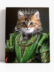 Load image into Gallery viewer, Regal Pet Portrait, Princess Pet Portrait,King Pet Portrait, Custom Dog Portrait, Royal Cat Portrait, Royal Pet Portrait,Pet Portrait Custom