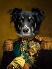 Load image into Gallery viewer, Gift Pet Portrait, Canvas Photo Royal Dog Portrait, Personalize Royal Pet Portrait, Pet Renaissance on Canvas, Custom Pet King Portrait