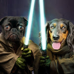 Load image into Gallery viewer, Custom Funny Space Wars Pet Portrait Galactic Master Art Fast Christmas Gift Decor
