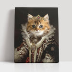 Load image into Gallery viewer, Renaissance Pet Portrait from Photo,Custom Funny Canvas, Royal Pet Portrait, Pet Digital Art, Portrait Art Design, Christmas Gift
