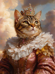 Load image into Gallery viewer, Custom Royal Pet Portrait: Renaissance Style Cat or Dog Art