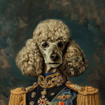 Load image into Gallery viewer, Custom Royal General Dog Portrait Military Pet Art Personalized Christmas Gift Canvas Decor
