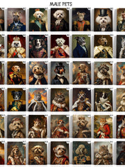 Load image into Gallery viewer, Custom Christmas Pet Portrait from Photo, Perfect Gift for Dog Moms, Cat Lovers, and Pet Owners, Unique Holiday Memorial Art