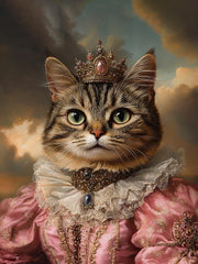 Load image into Gallery viewer, Custom Renaissance Pet Portrait Canvas: Royal Cat or Dog Art