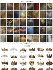 Load image into Gallery viewer, Custom Queen Pet Portrait from Photo with Floral Crown and Cute Paws, Pet Portrait Canvas and Digital File, Personalized Royal Pet Portrait