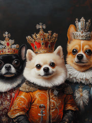 Load image into Gallery viewer, Custom Royal Pet Portrait Painting Canvas | Memorial Gift for dog lovers
