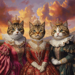 Load image into Gallery viewer, Custom Royal Pet Portrait, Renaissance Dog or Cat Canvas
