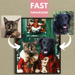 Load image into Gallery viewer, Custom Funny Space Wars Pet Portrait Galactic Master Art Fast Christmas Gift Decor
