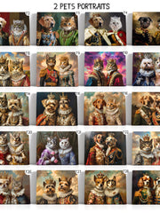Load image into Gallery viewer, Custom Funny Space Wars Pet Portrait Galactic Master Art Fast Christmas Gift Decor