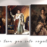 Load image into Gallery viewer, Custom Royal Human Portrait, Renaissance Style, Personalized Gift
