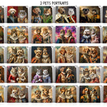 Load image into Gallery viewer, Custom "Dogs Playing Poker" Pet Portrait on Canvas
