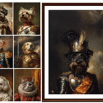 Load image into Gallery viewer, Custom Royal Pet and Human Portrait – Renaissance Style Painting
