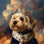 Load image into Gallery viewer, Custom Renaissance Pet Portrait Canvas: Royal Cat or Dog Canvas Art
