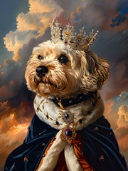 Load image into Gallery viewer, Custom Renaissance Pet Portrait Canvas: Royal Cat or Dog Canvas Art