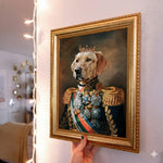 Load image into Gallery viewer, CUSTOM Pet Portrait Canvas from Photo, Funny Poker Cat Dog Home Art, Personalised Gift
