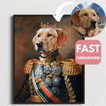 Load image into Gallery viewer, Custom Renaissance Pet Portrait from photo | Royal Cat Canvas Art, dog mom gift
