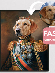 Load image into Gallery viewer, Custom Renaissance Pet Portrait from photo | Royal Cat Canvas Art, dog mom gift