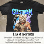Load image into Gallery viewer, Custom Bootleg Pet Shirt Vintage 90s Rap Tee Dog Photo T-Shirt Personalized Gift
